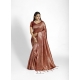 Maroon Kanjeevaram Jacquard Work Tanchoi Silk Sari