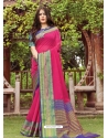 Rani Designer Party Wear Cotton Handloom Sari