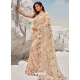 Light Beige Fancy Designer Party Wear Sari