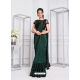 Dark Green Fancy Designer Party Wear Sari