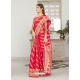 Crimson Designer Classic Wear Silk Sari