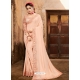 Light Orange Designer Party Wear Sari