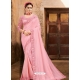 Pink Designer Party Wear Sari