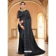 Black Designer Party Wear Sari