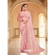 Baby Pink Designer Party Wear Sari