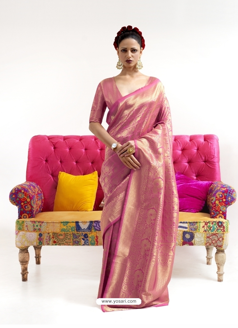 Rani Latest Designer Nylon Two Tone Softy Silk Traditional Wear Sari