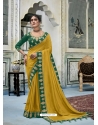 Corn Latest Designer Vichitra Silk Traditional Wear Sari