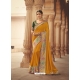 Mustard Latest Designer Cosa Silk Traditional Wear Sari