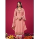 Pink Designer Party Wear Straight Salwar Suit