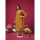 Mustard Designer Party Wear Straight Salwar Suit