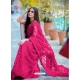 Fuchsia Traditional Premium Super Net Heavy Designer Sari