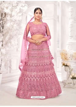 Light Pink Latest Designer Wedding Lehenga Choli