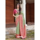 Sea Green Designer Party Wear Malashree Silk Sari