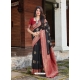 Black Designer Party Wear Malashree Silk Sari