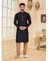 Black Exclusive Readymade Designer Kurta Pajama