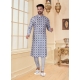 White Exclusive Readymade Designer Kurta Pajama