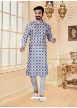 White Exclusive Readymade Designer Kurta Pajama