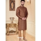 Brown Exclusive Readymade Designer Kurta Pajama