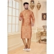 Light Orange Exclusive Readymade Designer Kurta Pajama