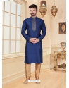 Dark Blue Exclusive Readymade Designer Kurta Pajama