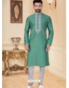 Sea Green Exclusive Readymade Designer Kurta Pajama