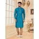 Blue Exclusive Readymade Designer Kurta Pajama