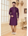 Purple Exclusive Readymade Designer Kurta Pajama