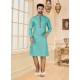 Aqua Mint Exclusive Readymade Designer Kurta Pajama