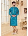 Blue Exclusive Readymade Designer Kurta Pajama