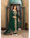 Dark Green Latest Designer Faux Georgette Salwar Suit