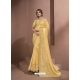 Yellow Designer Party Wear Sari