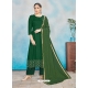 Forest Green Readymade Designer Party Wear Rayon Anarkali Suit