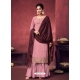 Pink Latest Designer Georgette Palazzo Salwar Suit