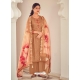 Copper Latest Designer Pure Jam Cotton Palazzo Salwar Suit