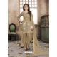 Gold Latest Designer Tafeta Silk Punjabi Patiala Suit