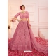 Old Rose Heavy Designer Bridal Wear Net Lehenga Choli