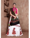 White Designer Festive Wear Navratri Special Lehenga Choli