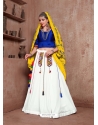 White Designer Festive Wear Navratri Special Lehenga Choli