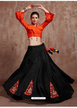 Black Designer Festive Wear Navratri Special Lehenga Choli