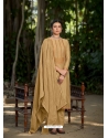 Mustard Latest Designer Viscose Muslin Palazzo Salwar Suit
