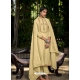 Cream Latest Designer Viscose Muslin Palazzo Salwar Suit