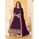 Purple Latest Designer Pure Georgette Anarkali Suit