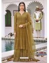 Mehendi Latest Designer Pure Georgette Palazzo Salwar Suit