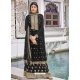 Black Latest Designer Pure Georgette Palazzo Salwar Suit