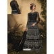 Black Latest Designer Wedding Wear Anarkali Suit