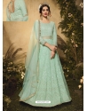 Sea Green Latest Designer Wedding Wear Anarkali Suit