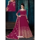 Rose Red Latest Designer Wedding Wear Anarkali Suit