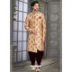 Light Beige Exclusive Readymade Designer Indowestern Sherwani