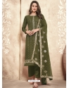 Mehendi Designer Party Wear Palazzo Salwar Suit