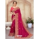 Rani Designer Wedding Wear Silk Sari